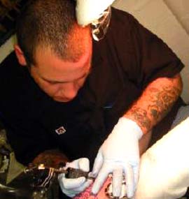 a tattoo studio must be clean
